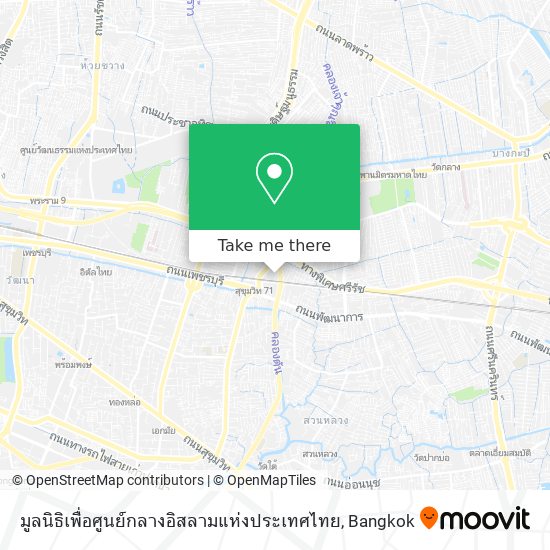 มูลนิธิเพื่อศูนย์กลางอิสลามแห่งประเทศไทย map