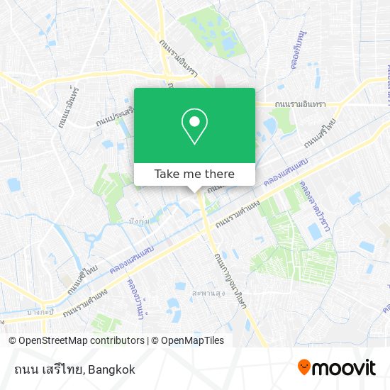 ถนน เสรีไทย map