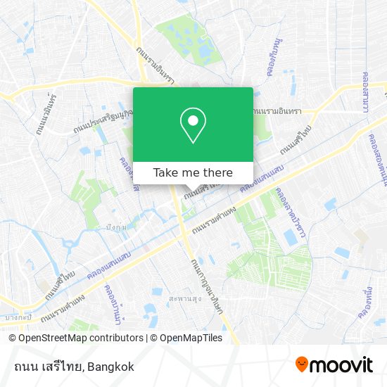 ถนน เสรีไทย map