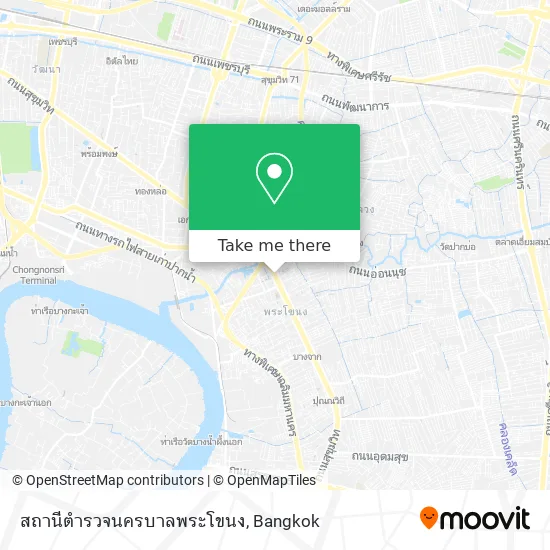 สถานีตํารวจนครบาลพระโขนง map