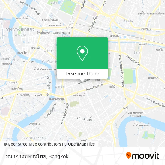 ธนาคารทหารไทย map