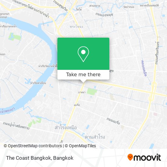 The Coast Bangkok map