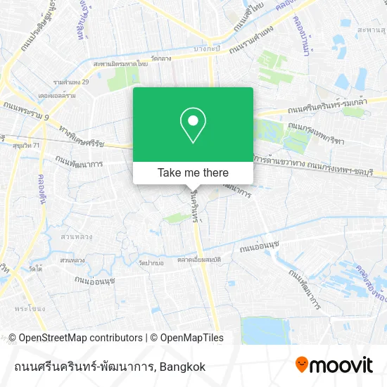 ถนนศรีนครินทร์-พัฒนาการ map