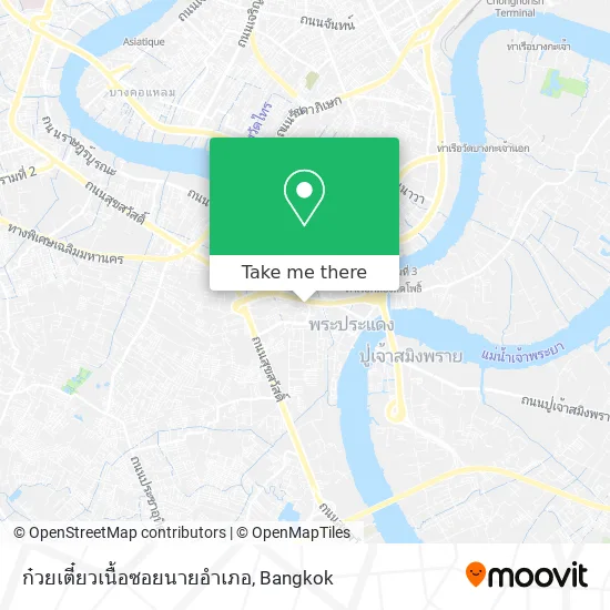 ก๋วยเตี๋ยวเนื้อซอยนายอำเภอ map