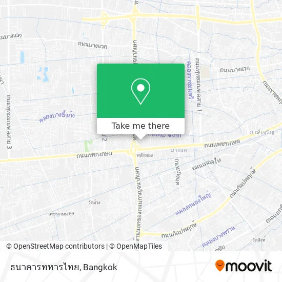 ธนาคารทหารไทย map