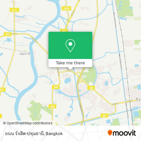 ถนน รังสิต-ปทุมธานี map