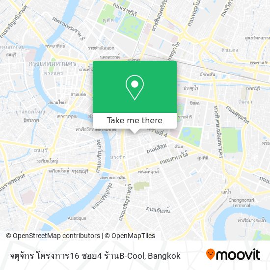 จตุจักร โครงการ16 ซอย4 ร้านB-Cool map