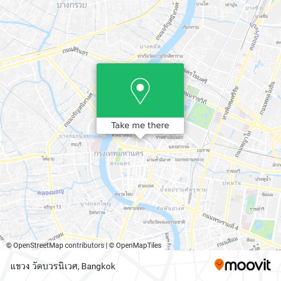 แขวง วัดบวรนิเวศ map