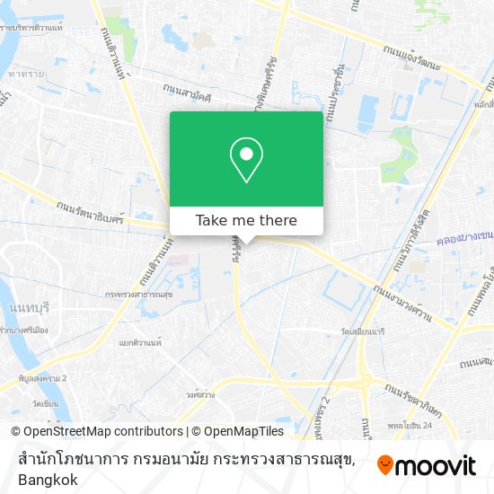 สำนักโภชนาการ กรมอนามัย กระทรวงสาธารณสุข map