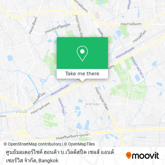 ศูนย์มอเตอร์ไซค์ ฮอนด้า บ.เวิลด์สปีด เซลส์ แอนด์ เซอร์วิส จำกัด map