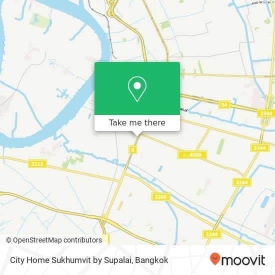 City Home Sukhumvit by Supalai map