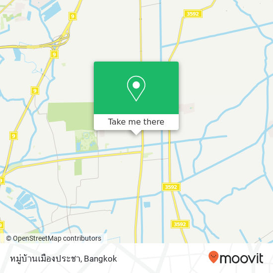 หมู่บ้านเมืองประชา map