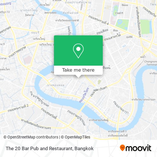 The 20 Bar Pub and Restaurant map
