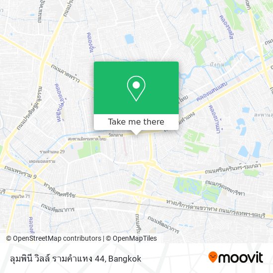 ลุมพินี วิลล์ รามคำแหง 44 map