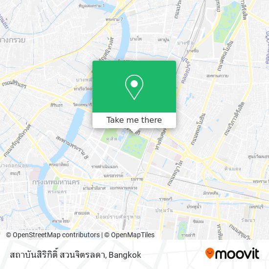 สถาบันสิริกิติ์ สวนจิตรลดา map