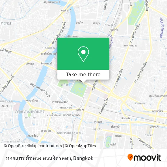กองแพทย์หลวง สวนจิตรลดา map