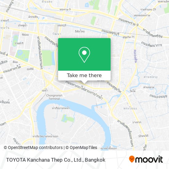 TOYOTA Kanchana Thep Co., Ltd. map