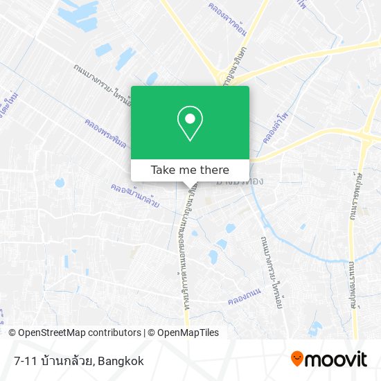 7-11 บ้านกล้วย map