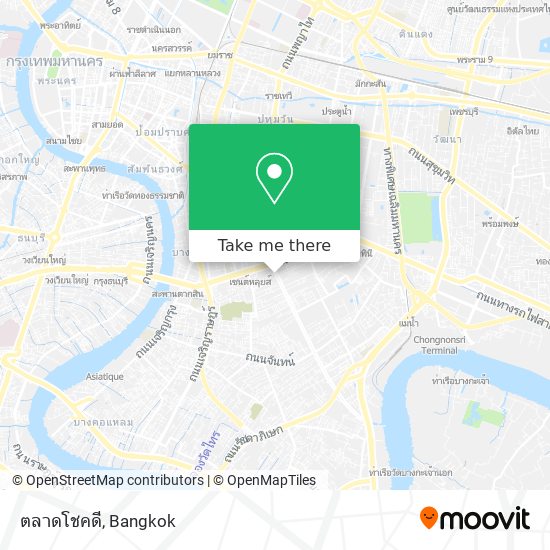 ตลาดโชคดี map