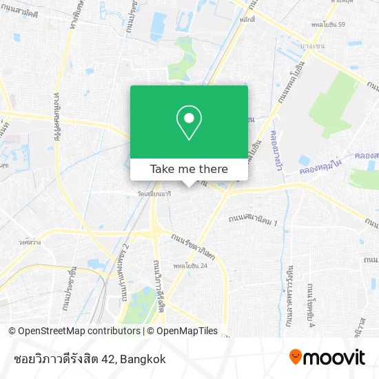 ซอยวิภาวดีรังสิต 42 map