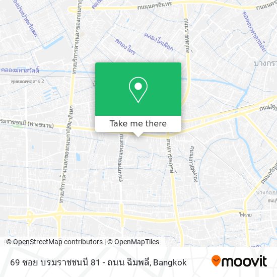 69 ซอย บรมราชชนนี 81 - ถนน ฉิมพลี map
