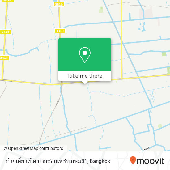 ก๋วยเตี๋ยวเป็ด ปากซอยเพชรเกษม81 map