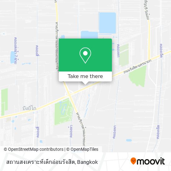 สถานสงเคราะห์เด็กอ่อนรังสิต map