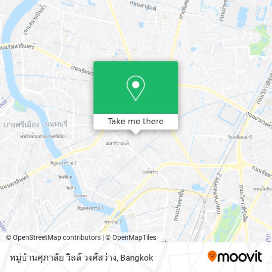 หมู่บ้านศุภาลัย วิลล์ วงศ์สว่าง map