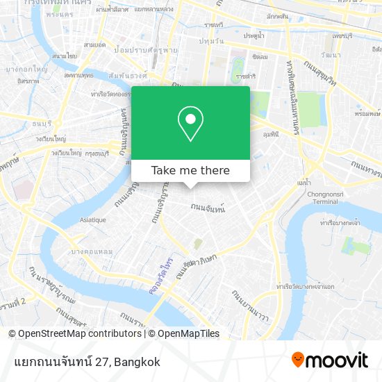 แยกถนนจันทน์ 27 map