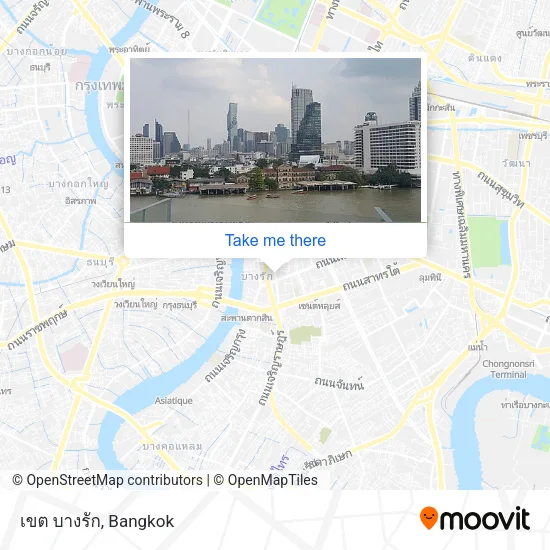 เขต บางรัก map