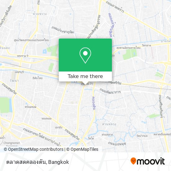 ตลาดสดคลองตัน map