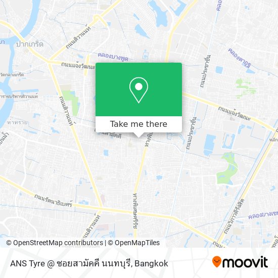 ANS Tyre @ ซอยสามัคคี นนทบุรี map