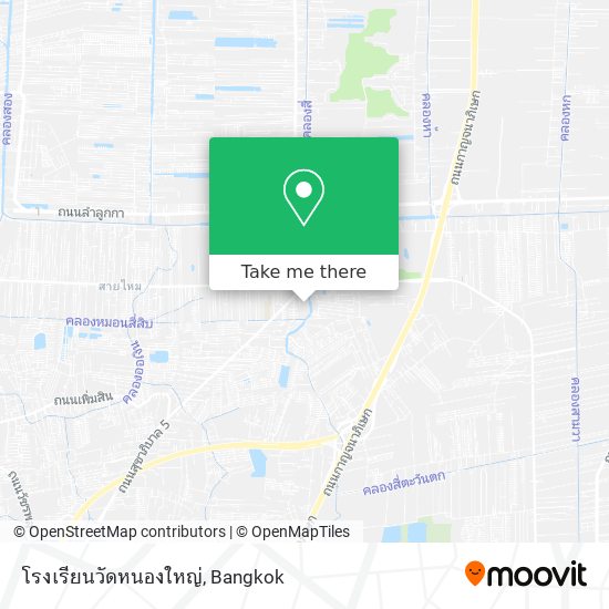 โรงเรียนวัดหนองใหญ่ map