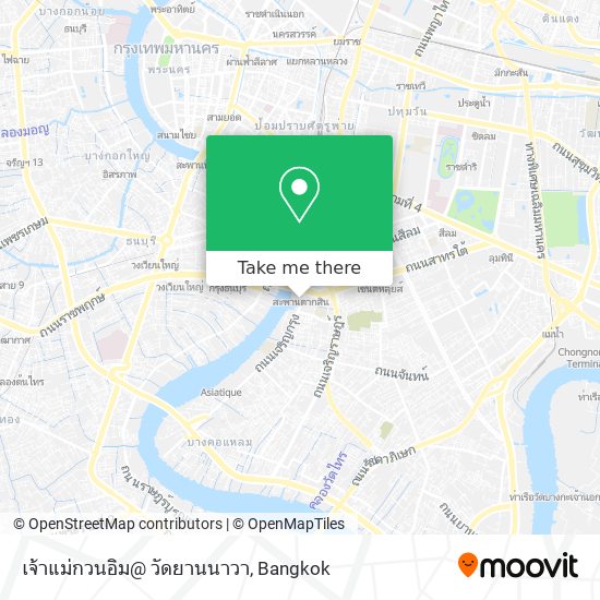 เจ้าแม่กวนอิม@ วัดยานนาวา map