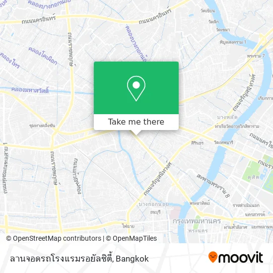 ลานจอดรถโรงแรมรอยัลซิตี้ map