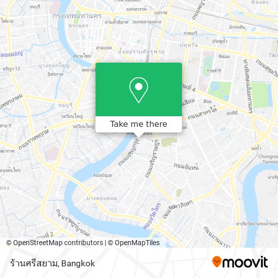 ร้านศรีสยาม map