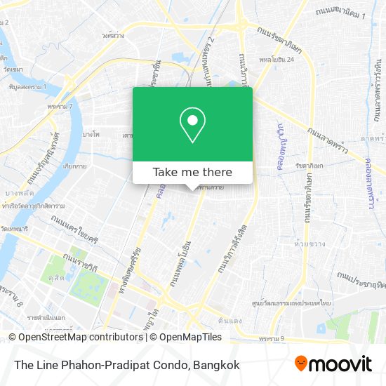The Line Phahon-Pradipat Condo map
