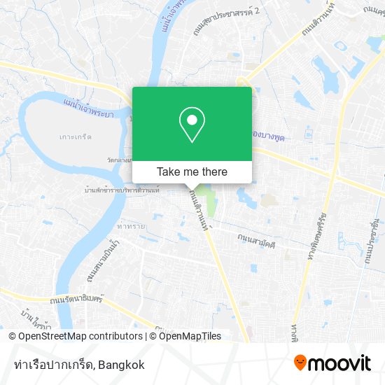 ท่าเรือปากเกร็ด map