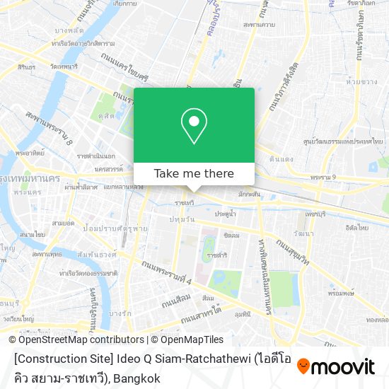[Construction Site] Ideo Q Siam-Ratchathewi (ไอดีโอ คิว สยาม-ราชเทวี) map