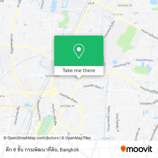 ตึก 8 ชั้น กรมพัฒนาที่ดิน map