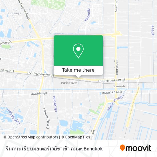 ริมถนนเลียบมอเตอร์เวย์ขาเข้า กม.๙ map