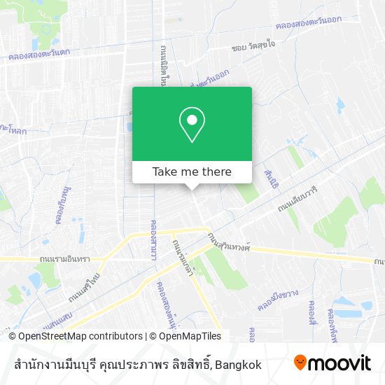 สำนักงานมีนบุรี คุณประภาพร ลิขสิทธิ์ map