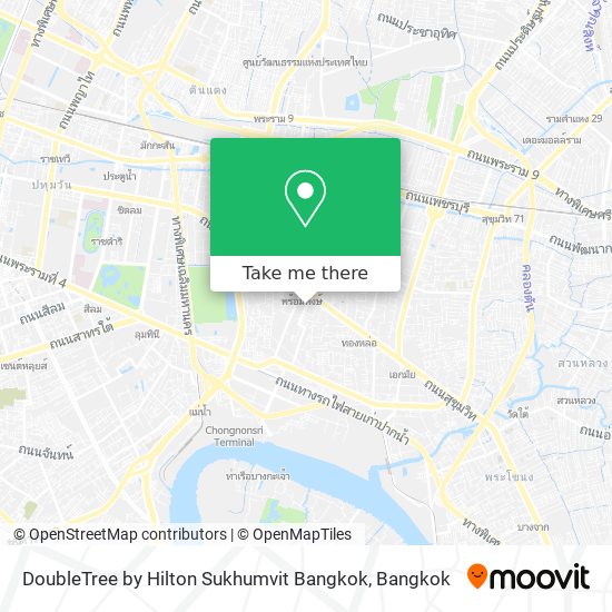 DoubleTree by Hilton Sukhumvit Bangkok map