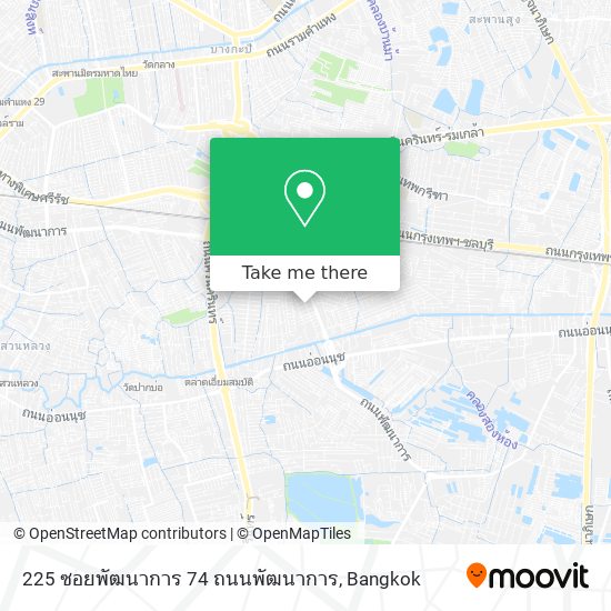 225 ซอยพัฒนาการ 74 ถนนพัฒนาการ map