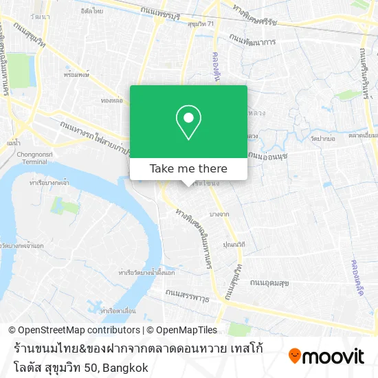 ร้านขนมไทย&ของฝากจากตลาดดอนหวาย  เทสโก้โลตัส สุขุมวิท 50 map