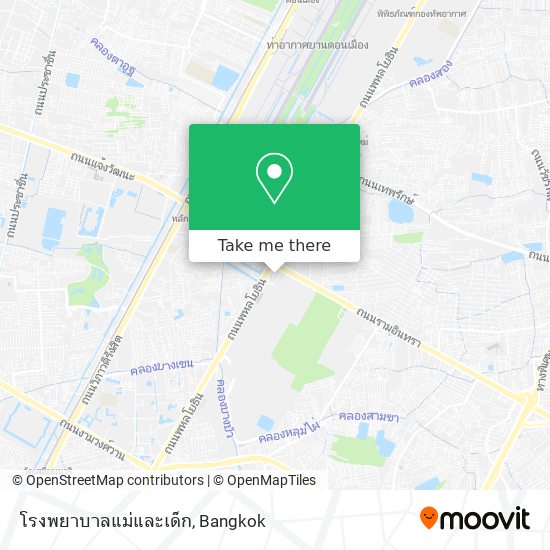 โรงพยาบาลแม่และเด็ก map