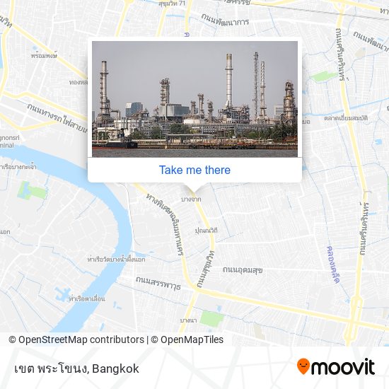 เขต พระโขนง map