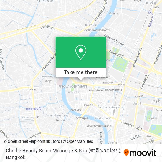 Charlie Beauty Salon Massage & Spa (ชาลี นวดไทย) map