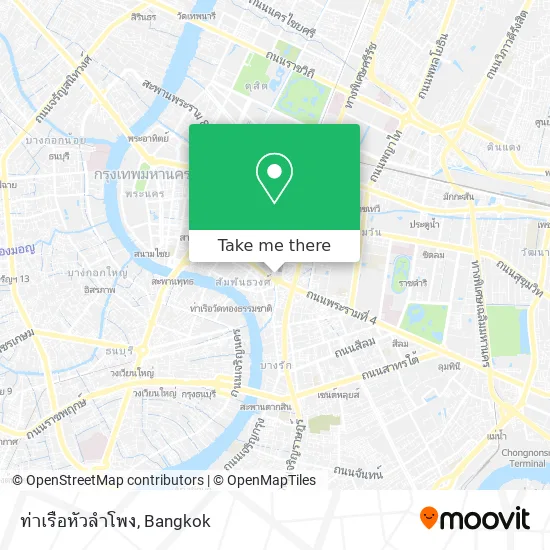 ท่าเรือหัวลำโพง map