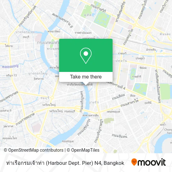 ท่าเรือกรมเจ้าท่า (Harbour Dept. Pier) N4 map